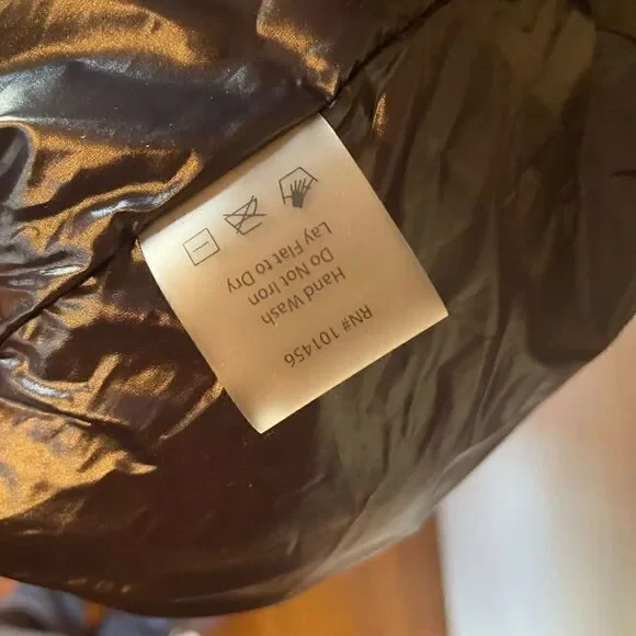 UNIVERSAL STANDARD | blue black kanda asymmetrical puffer coat S NWT $248 - Picture 12 of 16